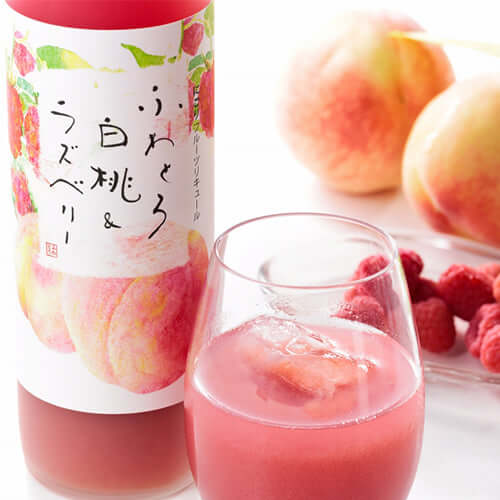 ふわとろ白桃&ラズベリー