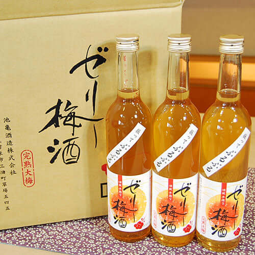ゼリー梅酒12本セットリキュールグラス